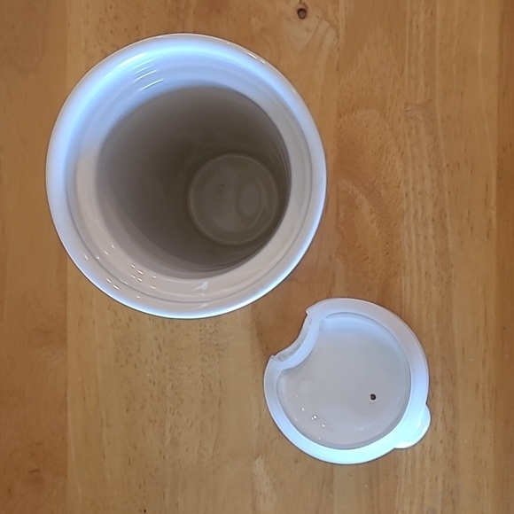 RAE DUNN 'GRADUATE' Artisan Collection White Ceramic Travel Tumbler Mug With Lid - Picture 8 of 14